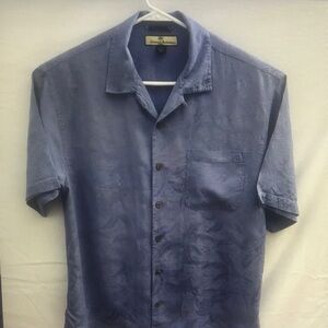 Men's Blue Short Sleeve Shirt